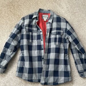 L.L Bean men’s puffer flannel jacket